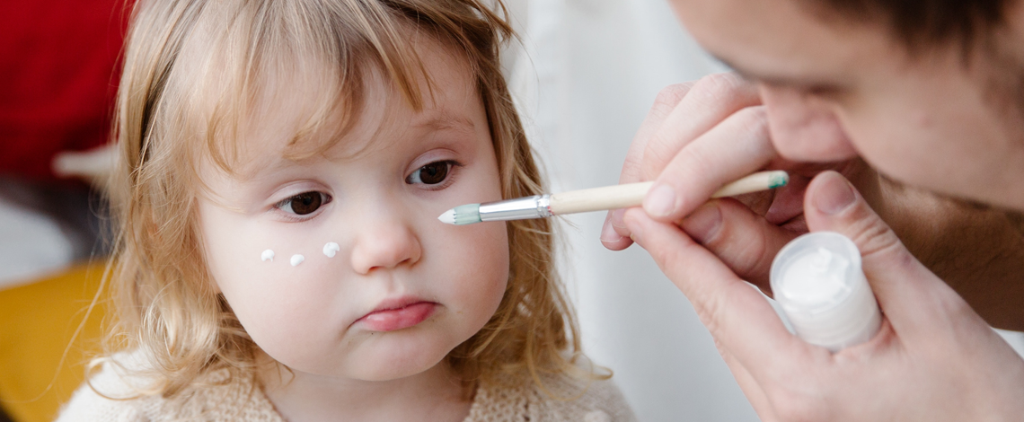 Child-having-face-painted